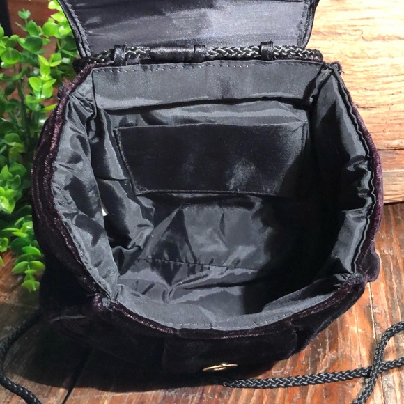 Velvet Satin Mini Shoulder Bag Casual Evening Satin Lined Purse - Picture 7 of 14